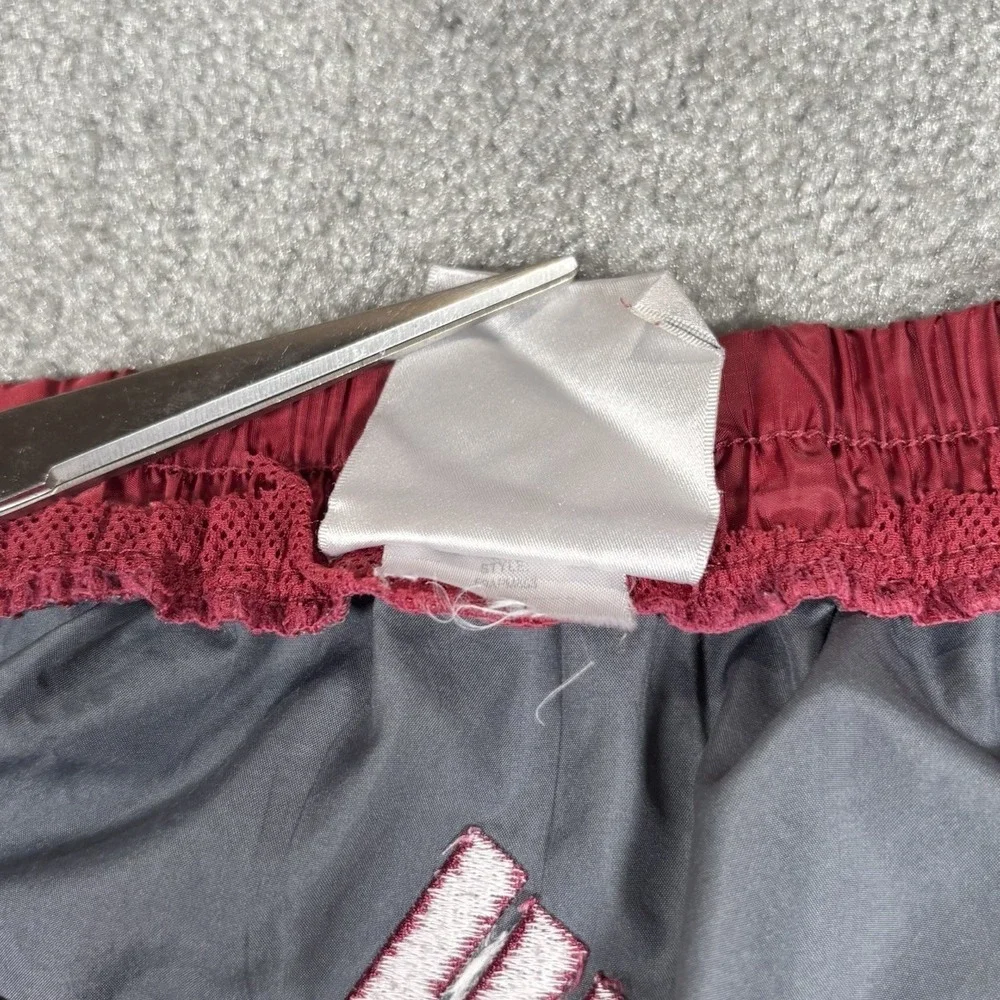 Vintage 90s Adidas Shorts Mens M Red Nylon Lightweight Running Soccer Gym Y2K